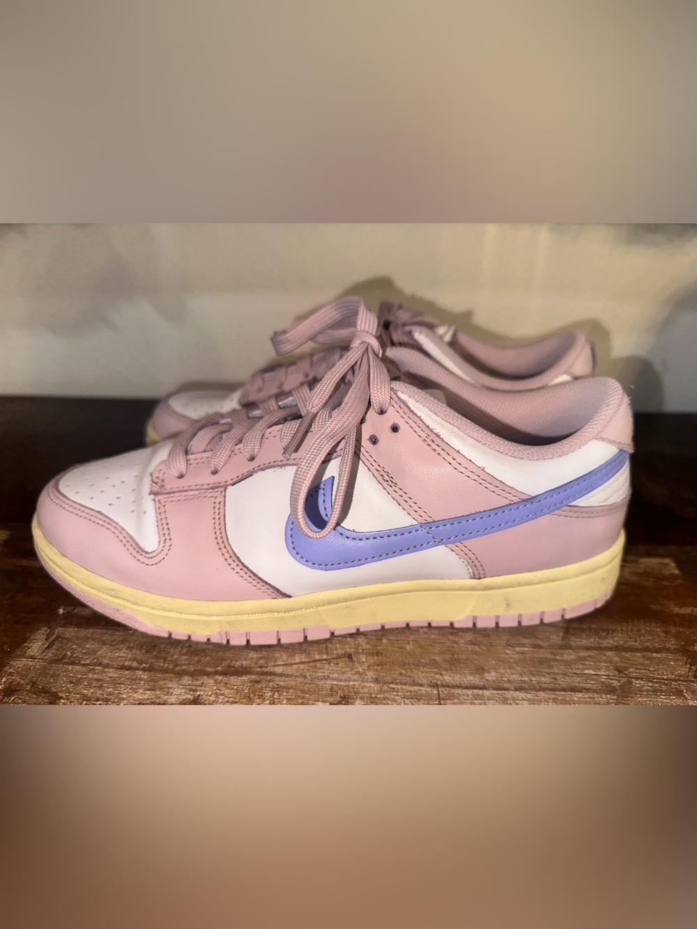 Nike Dunk Low Pink Oxford women’s 7.5 - Picture 2 of 5